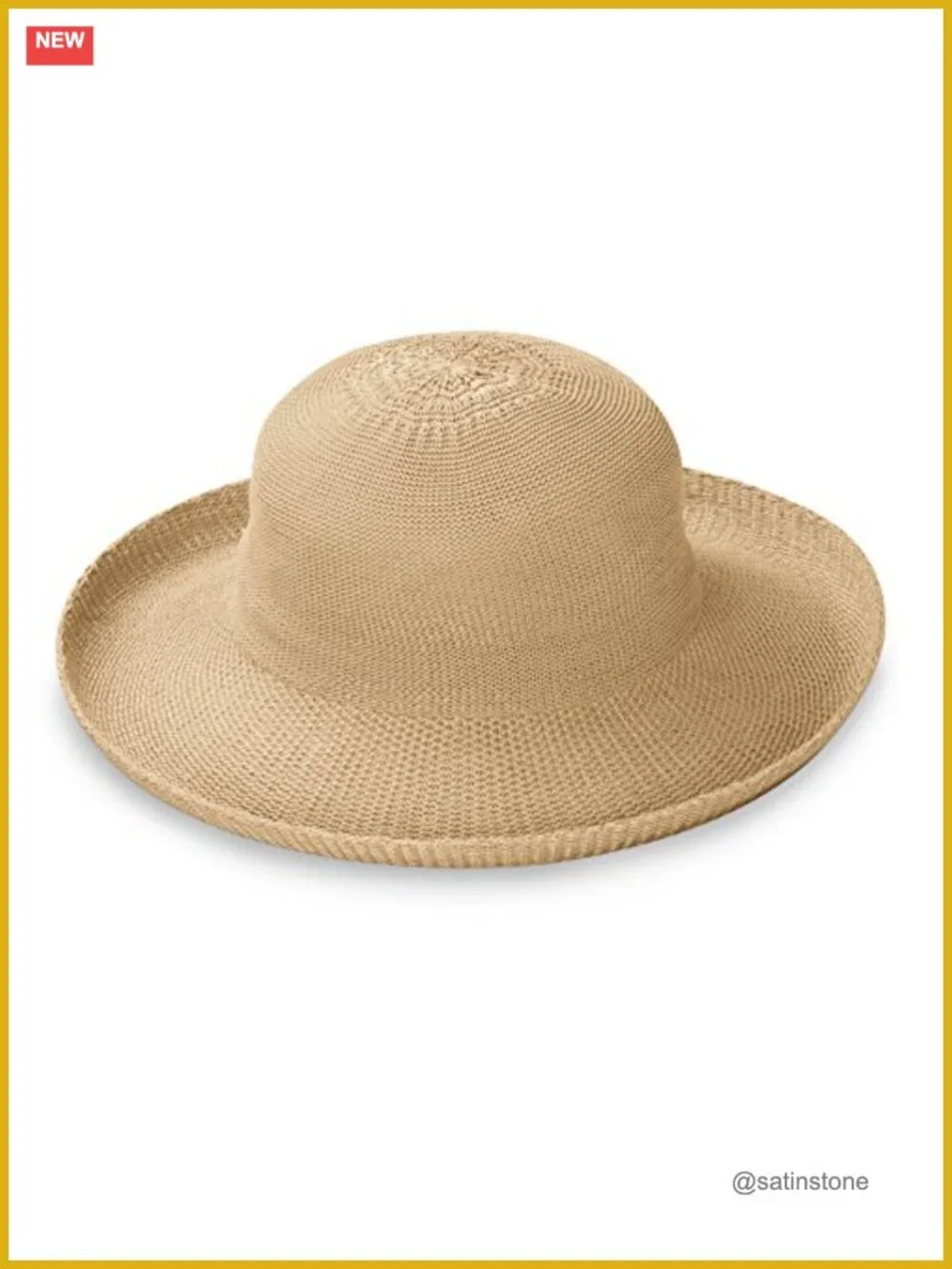 Packable Sun Hat with Adjustable Drawstring, 3